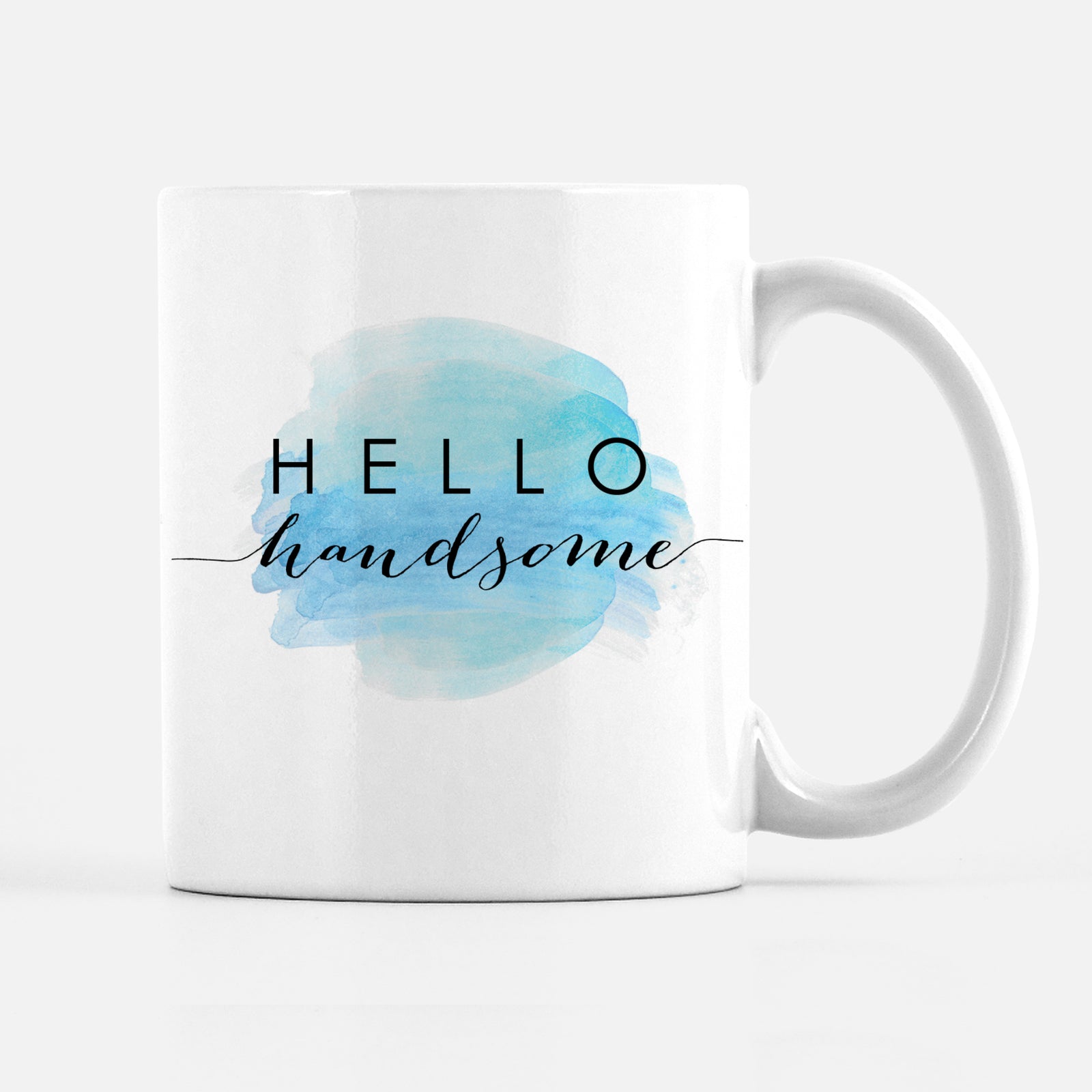 Hello Handsome Valentine's Day Mug for Him, PIPSY.COM