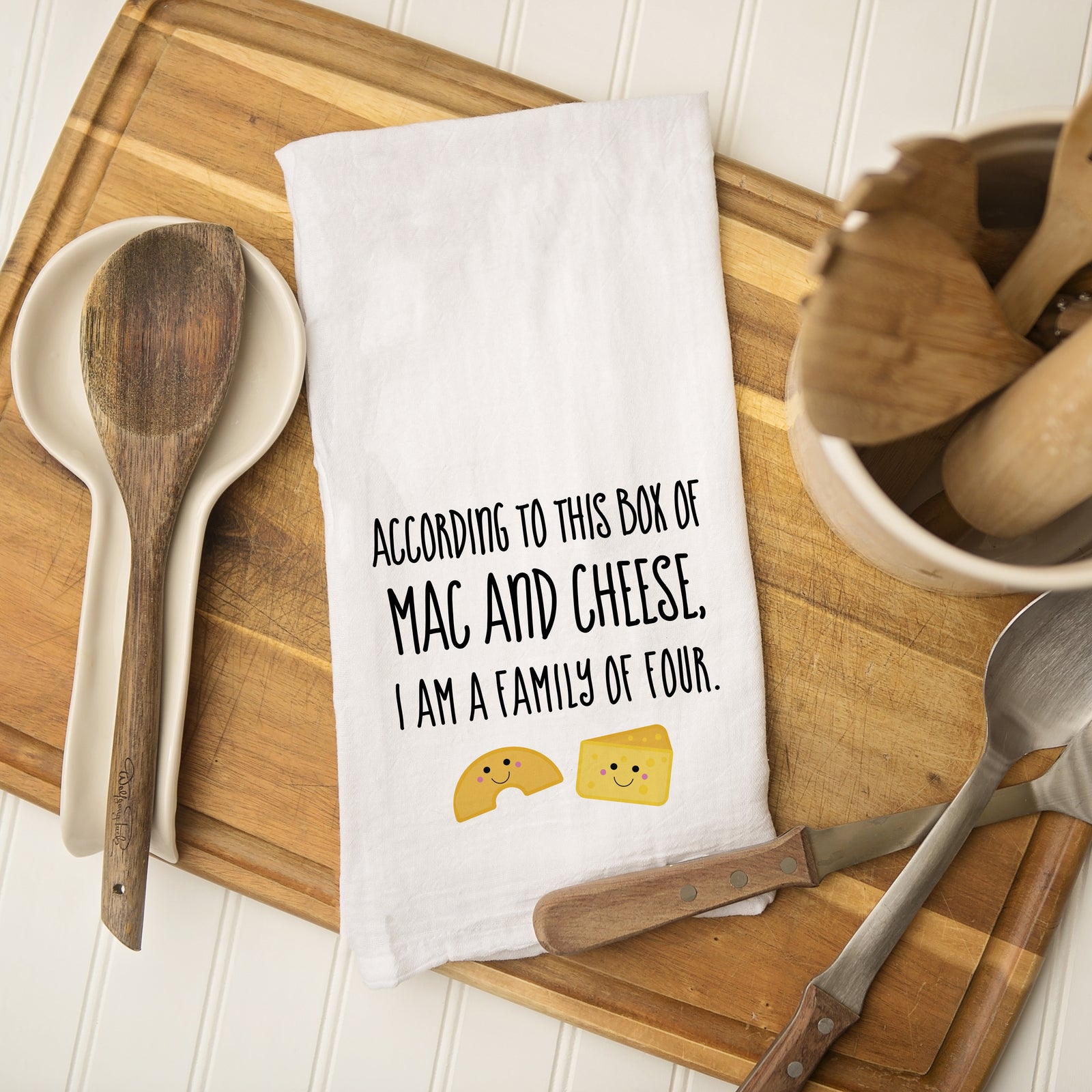 Mac and Cheese Tea Towel