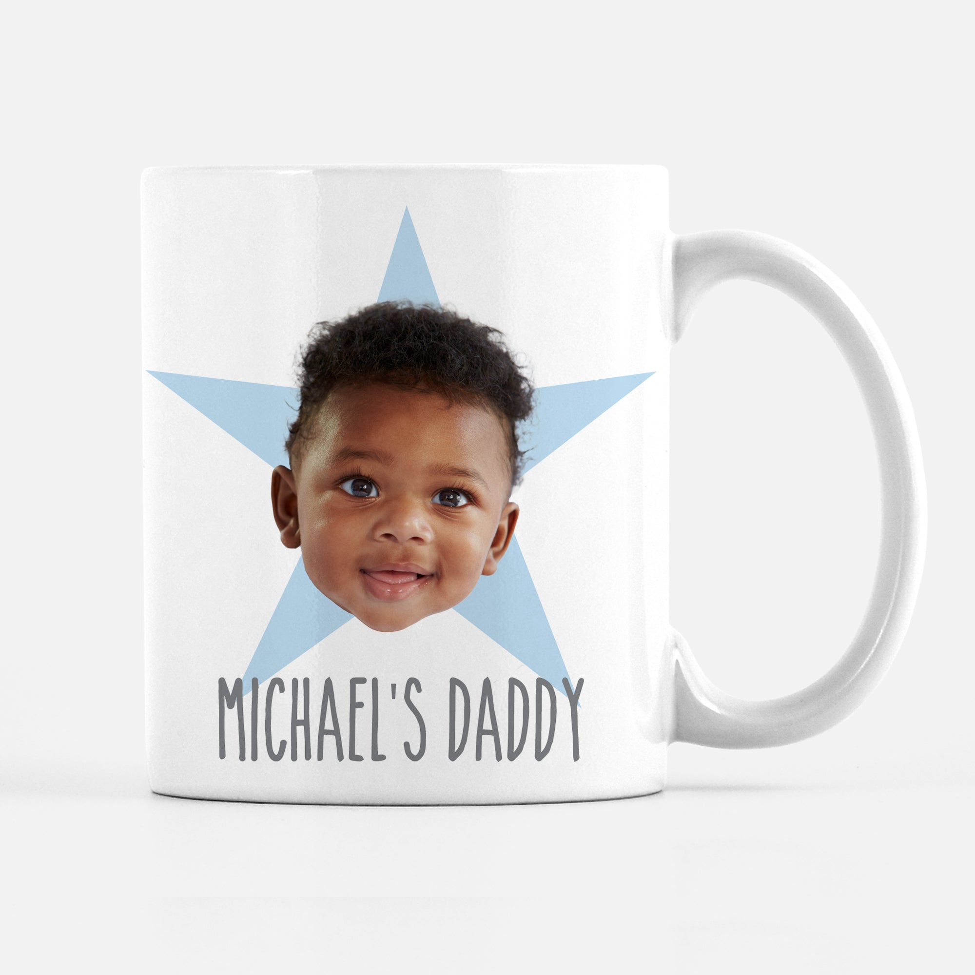 Father's Day "Baby Face Mug" with your child's photo and any custom text