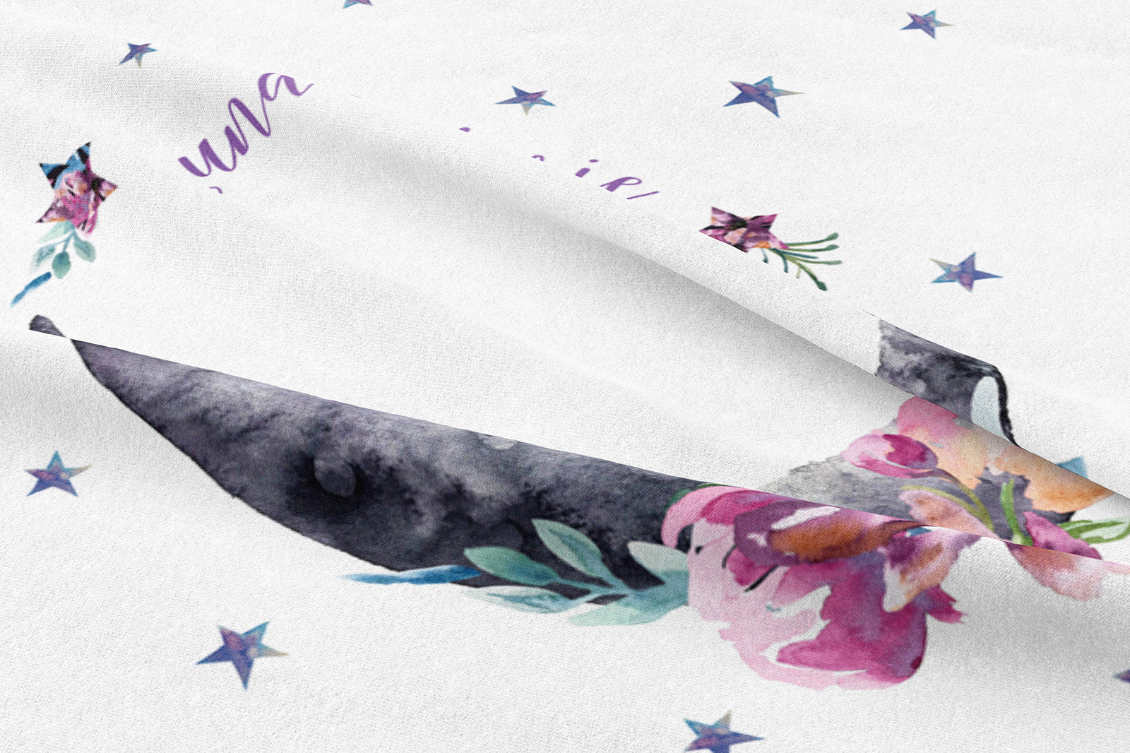 Moon and Stars Personalized Crib Sheet | Pipsy.com