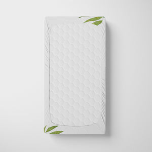 Palm Leaves Personalized Crib Sheet