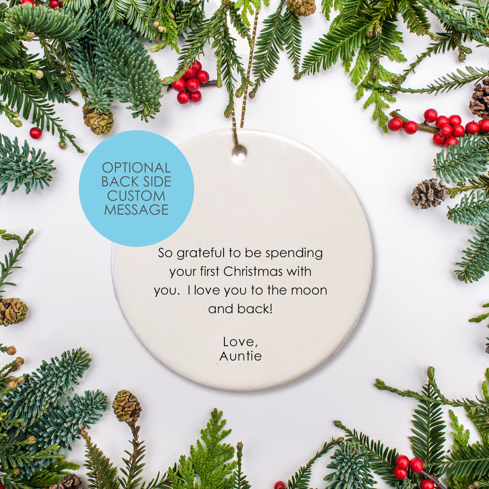 Personalized Christmas ornament - Penguin snow globe Christmas | Pipsy.com