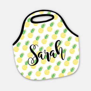 Swanky Press | Pineapple neoprene lunch tote | Pipsy 
