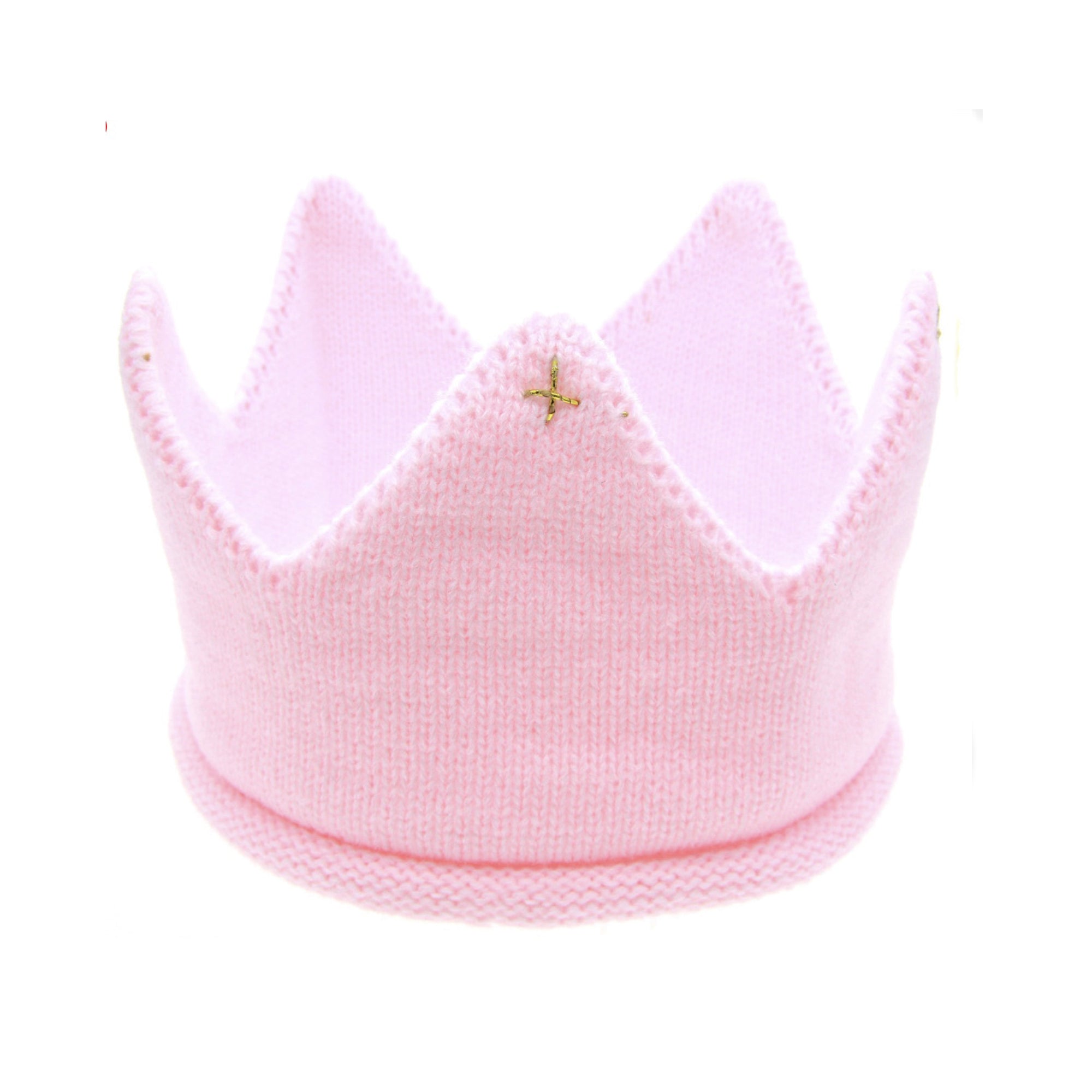 Girl Baby Crown Hat and Milestone Marker, pink