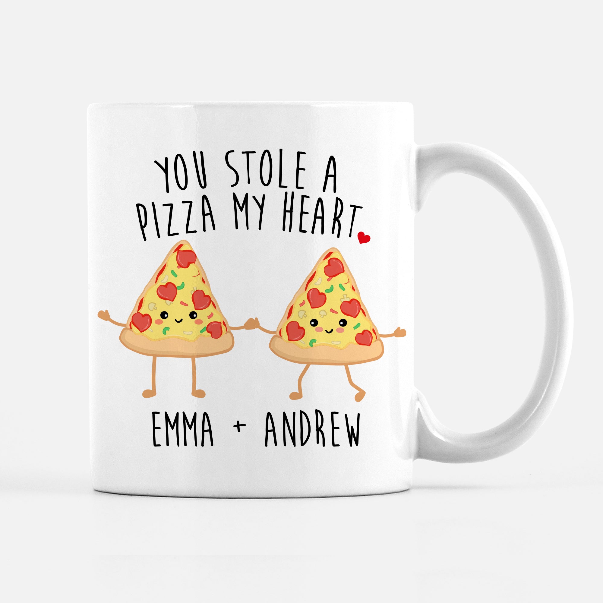You Stole a Pizza My Heart Couples Mug, Pipsy.com