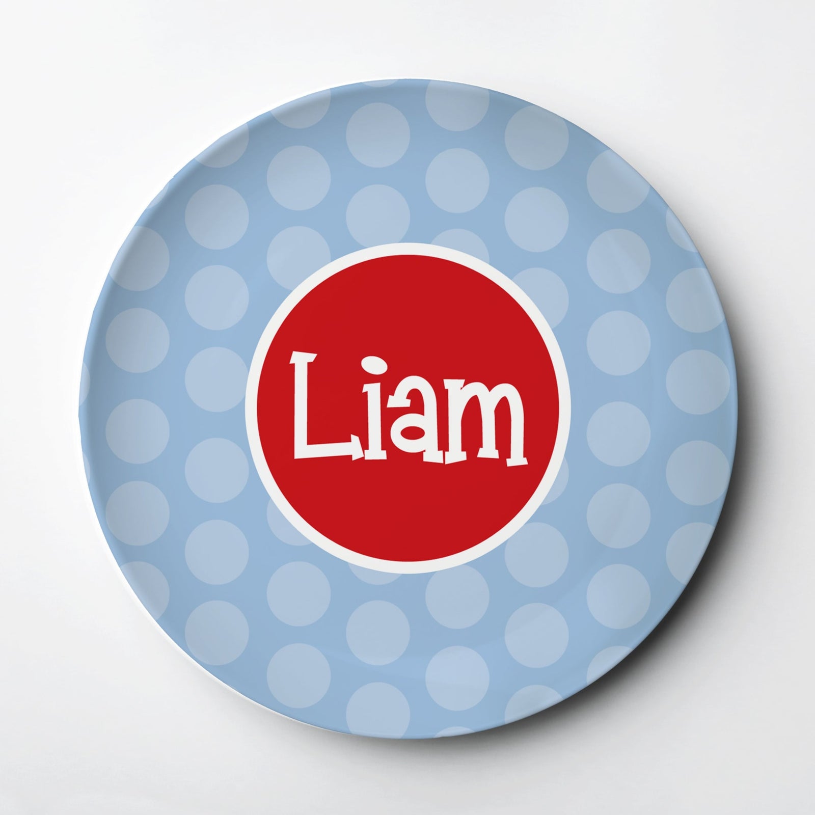 Personalized ThermoSāf® plate, dishwasher safe, customize your colors | Pipsy.com