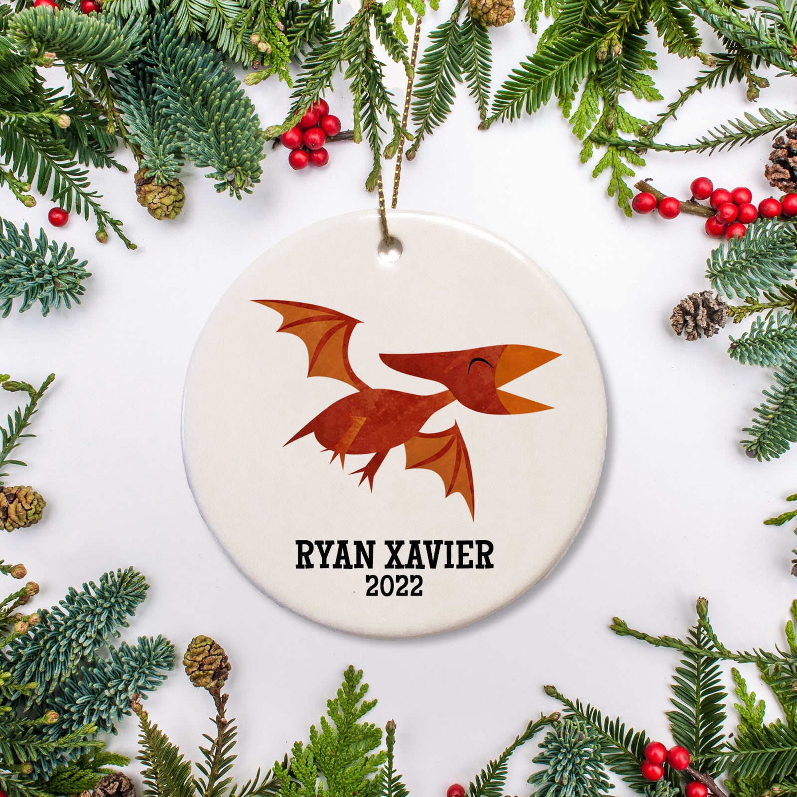 pterodactyl Dinosaur Christmas Ornament | Keepsake Gift | Pipsy.com