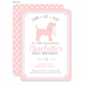 Puppy Party Birthday Invitations| Dog Birthday Party Invitations | Pipsy.com