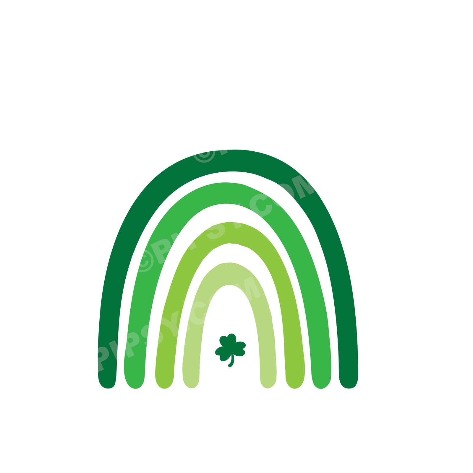 Green Rainbow with shamrock, season kitchen tea towel, dish towel, hand towel, •  Hand printed in our Nashville Studio •  100% cotton white flour sack tea towel •  Measures 28”x29” •  Printing is done with eco-friendly water-based inks •  Super soft print (We do NOT use vinyl or decals) •  Machine Washable, Pipsy.com