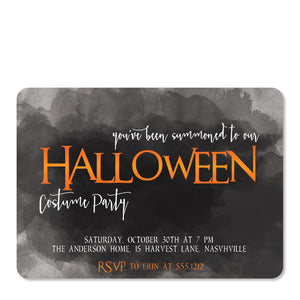 Summons Halloween Invitation | Pipsy.com (front view)