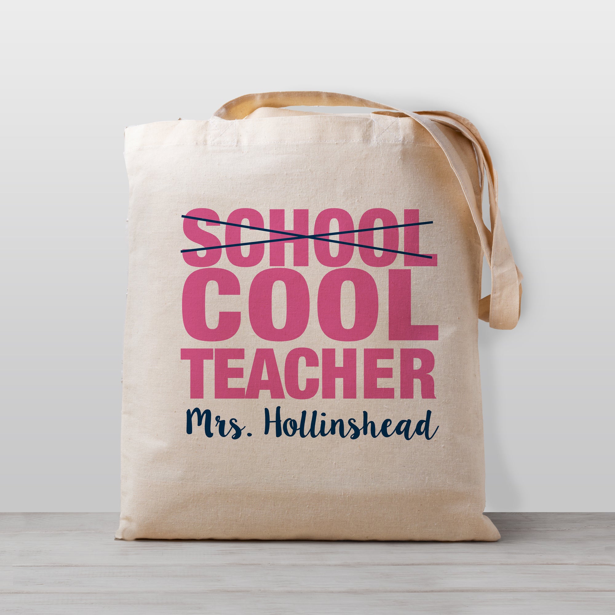 Teacher Gift, Cool Teacher Tote Bag personalized