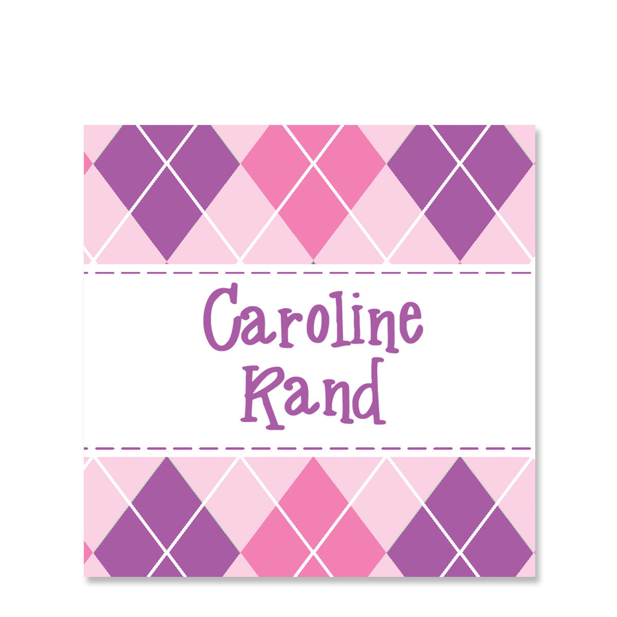 Argyle Girl Stickers