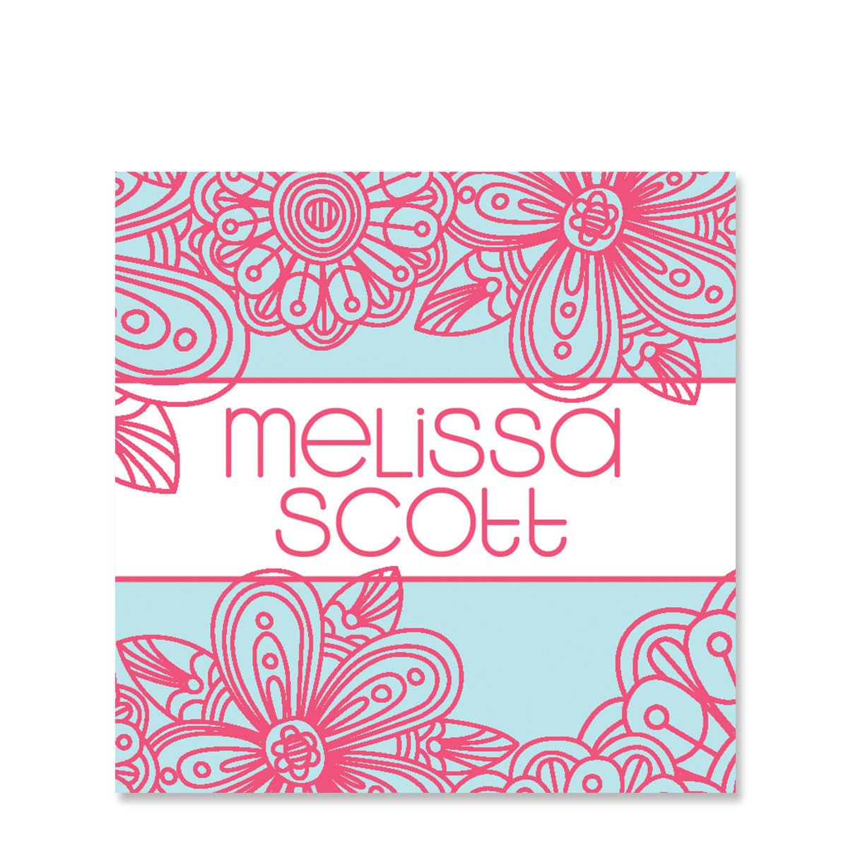 Blossom Name Stickers