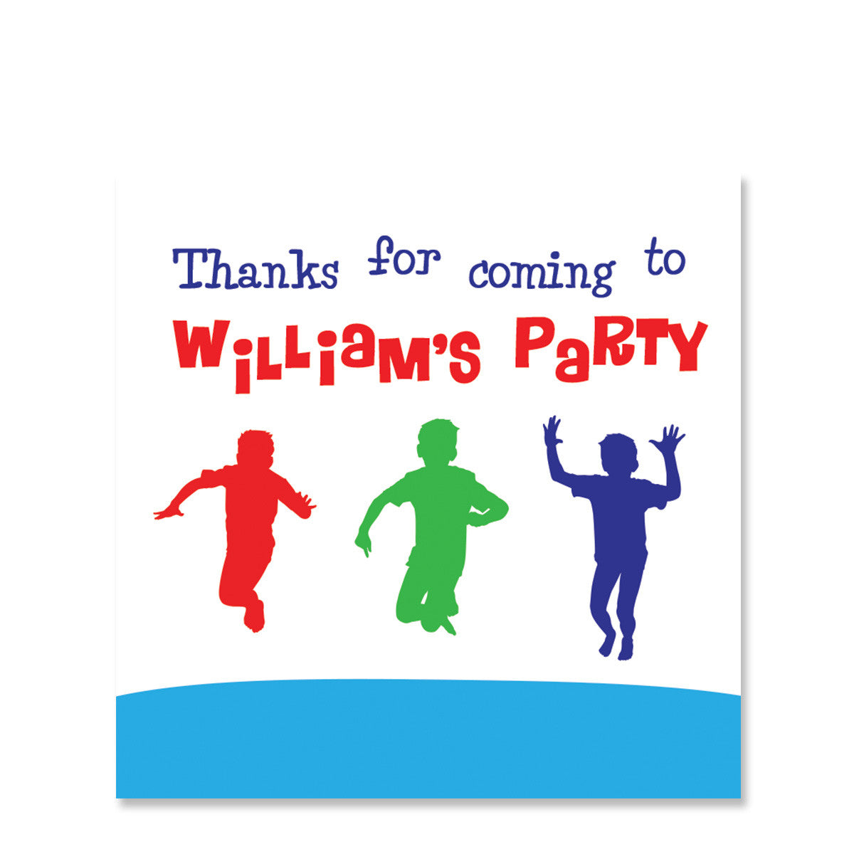Bounce Boy Return Address Stickers