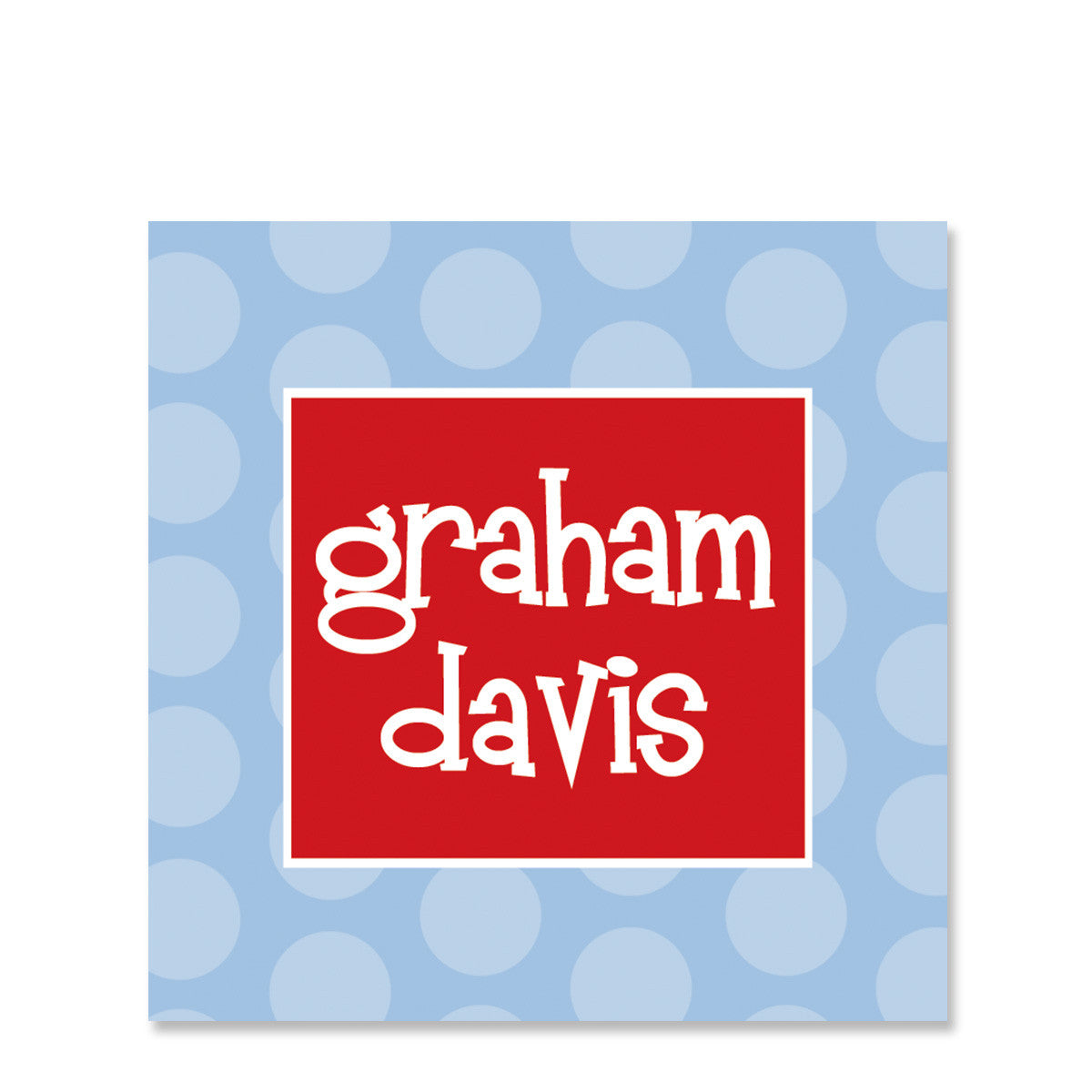 Polka Dot Blue Stickers