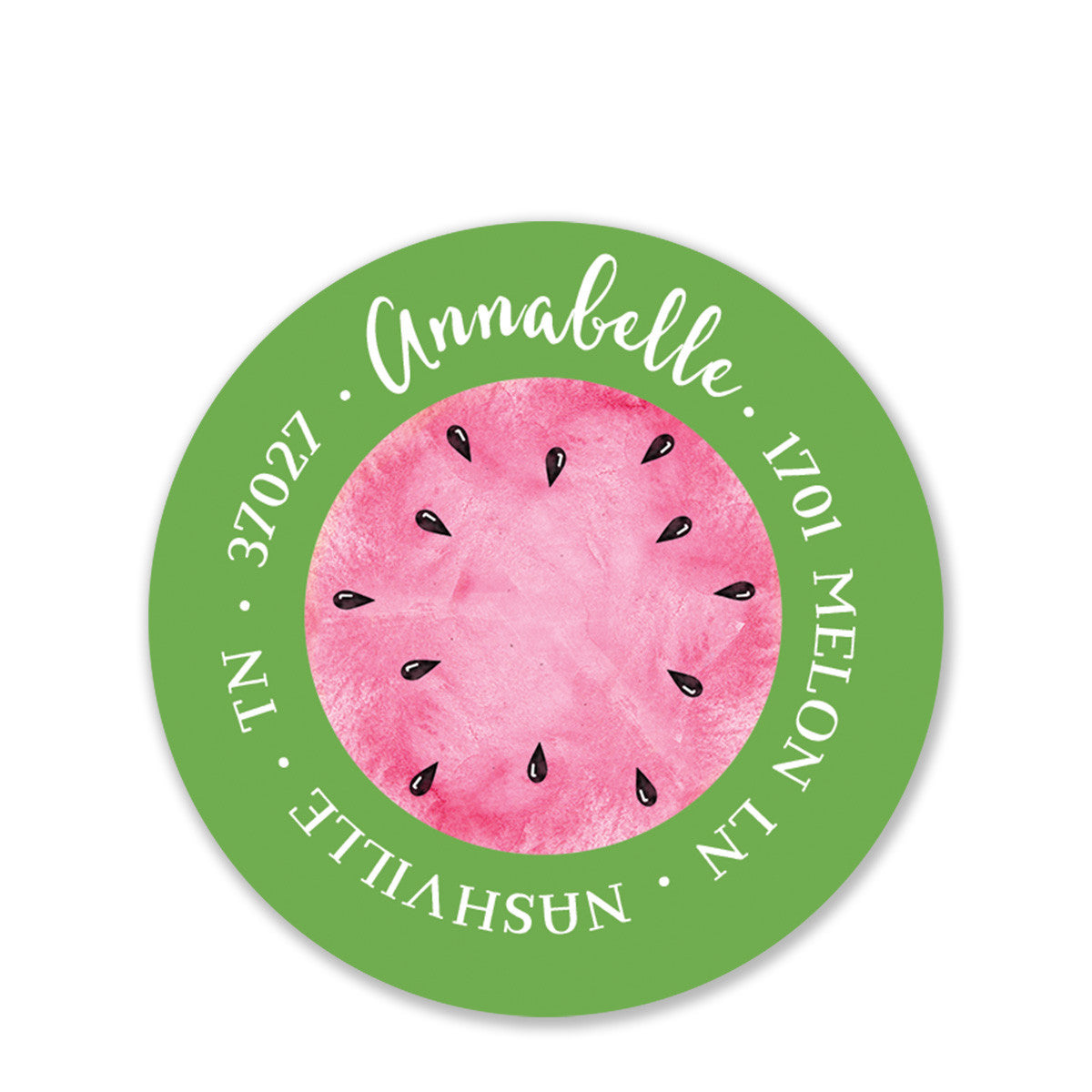 Watermelon Party Return Address Stickers (Printed)