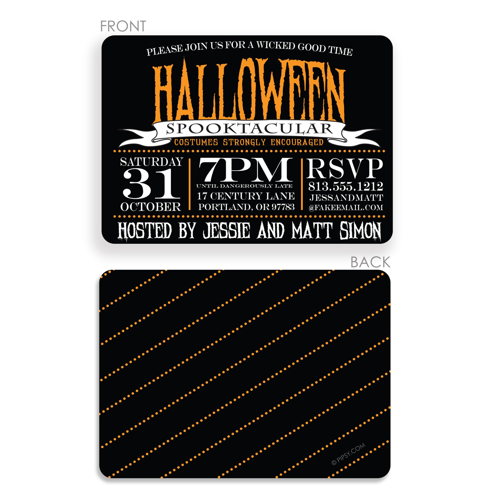Spooktacular Halloween Invitation | PIPSY.COM