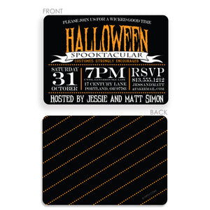 Spooktacular Halloween Invitation (Printed)