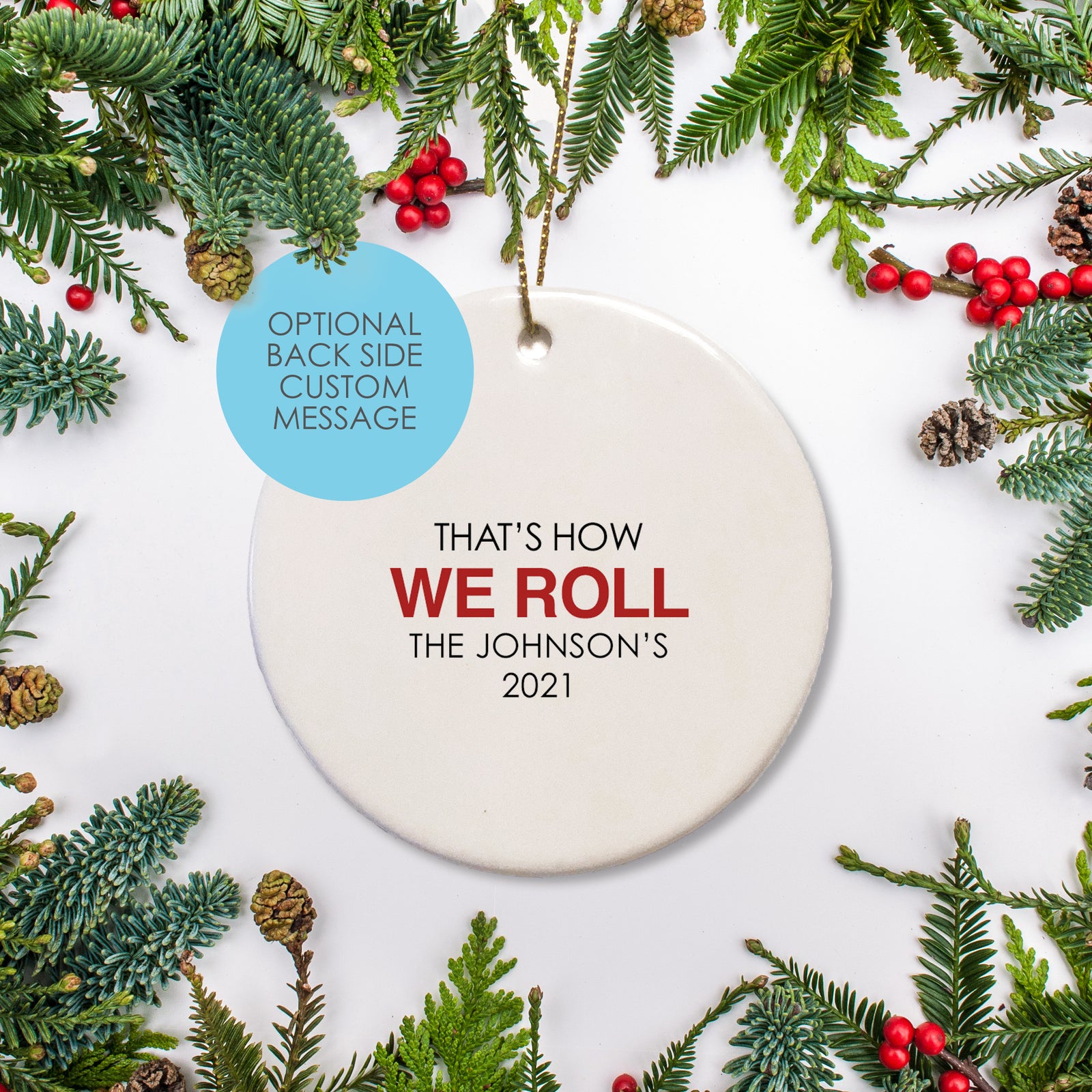 Personalized Christmas Ornament | Sushi | sashimi | ginger | soy sauce | wasabi | Pipsy.com