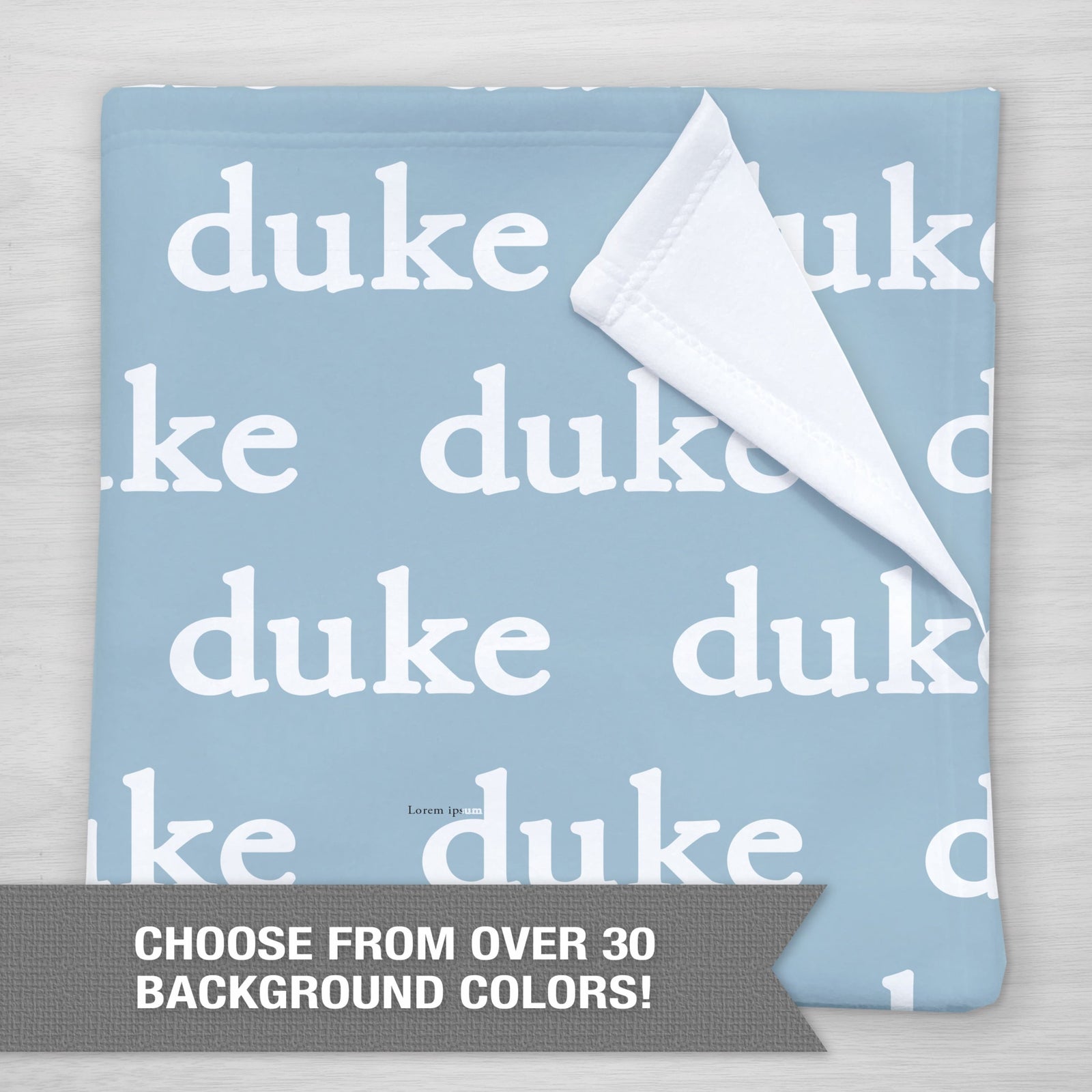 Personalized Name Blanket, super soft fleece, typewriter font