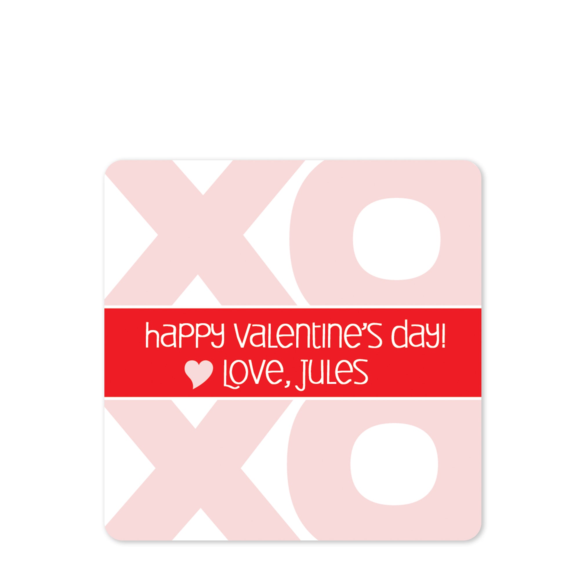 XOXO Valentine's Day Sticker | Swanky Press | Square