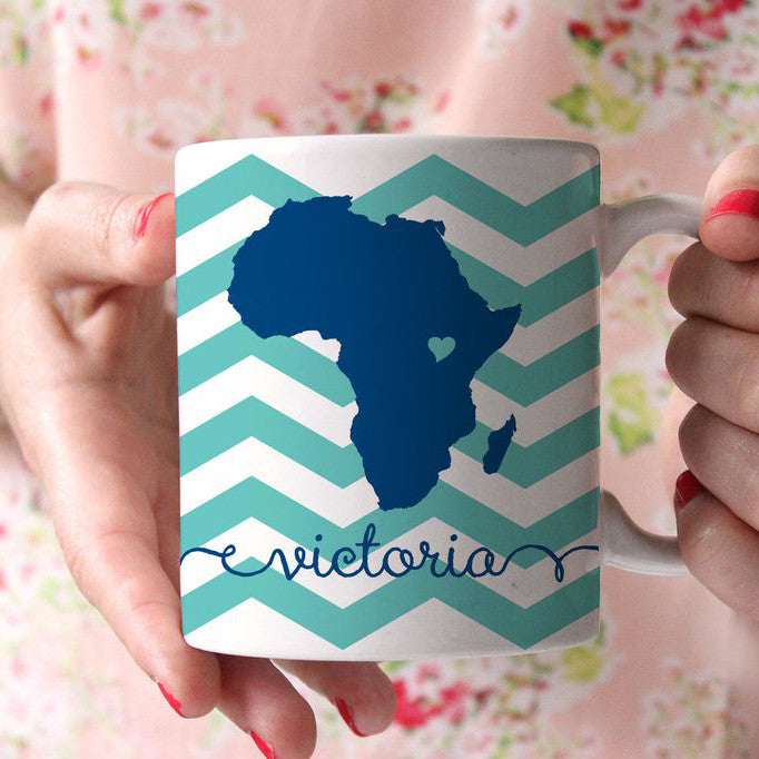 Africa Chevron Mug