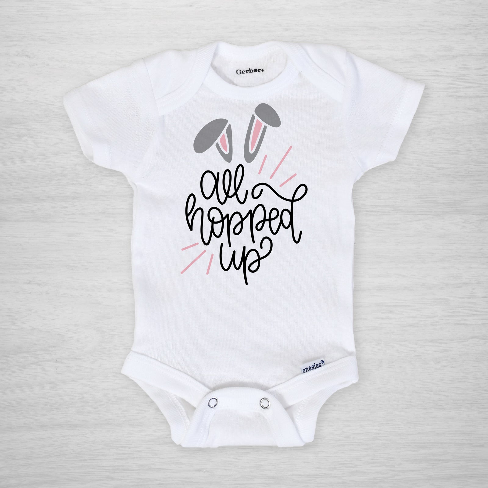 All Hopped Up Easter Onesie®, long sleeved