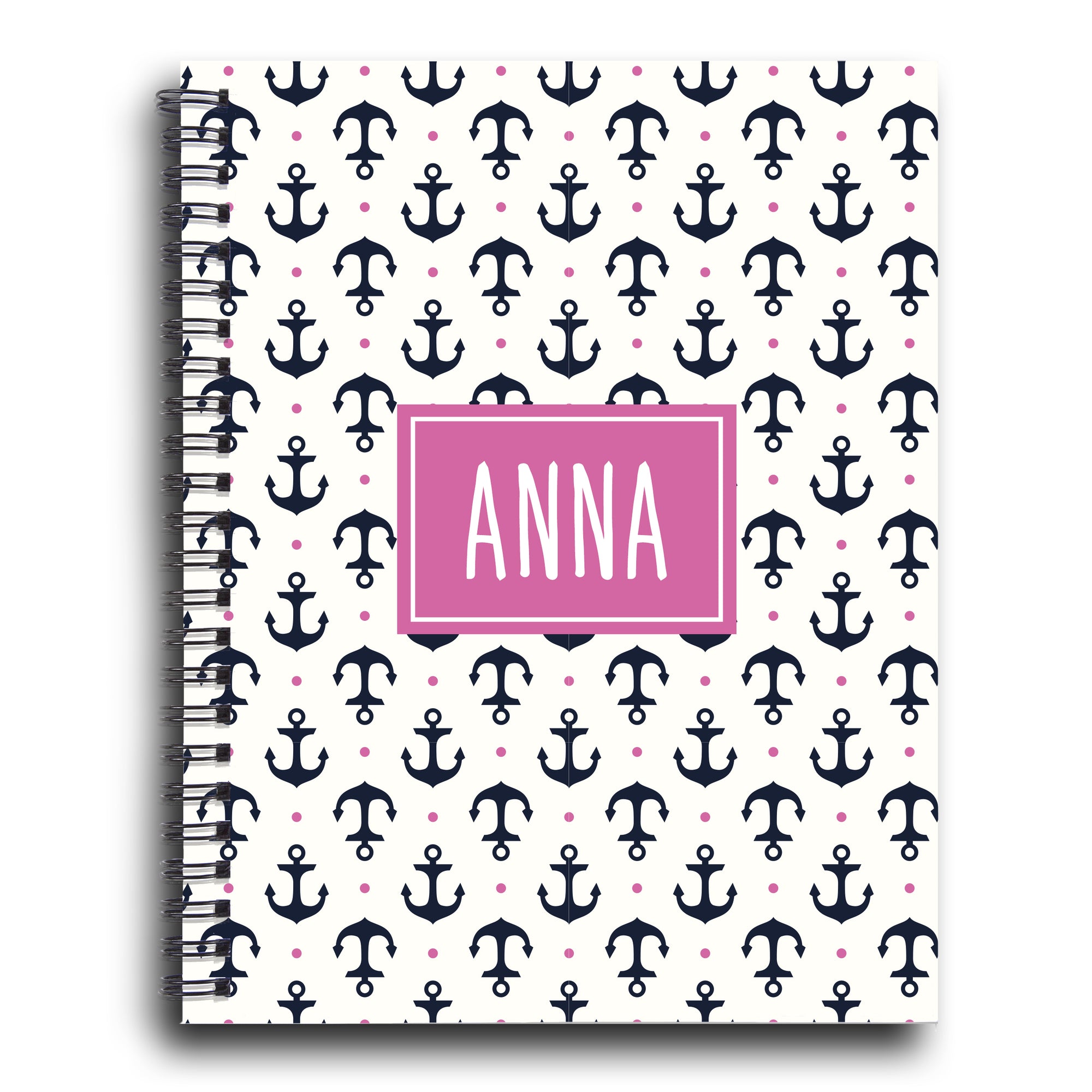 Anchor Personalized Spiral Notebook