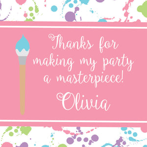 art party cardstock favor tags | Swanky Press