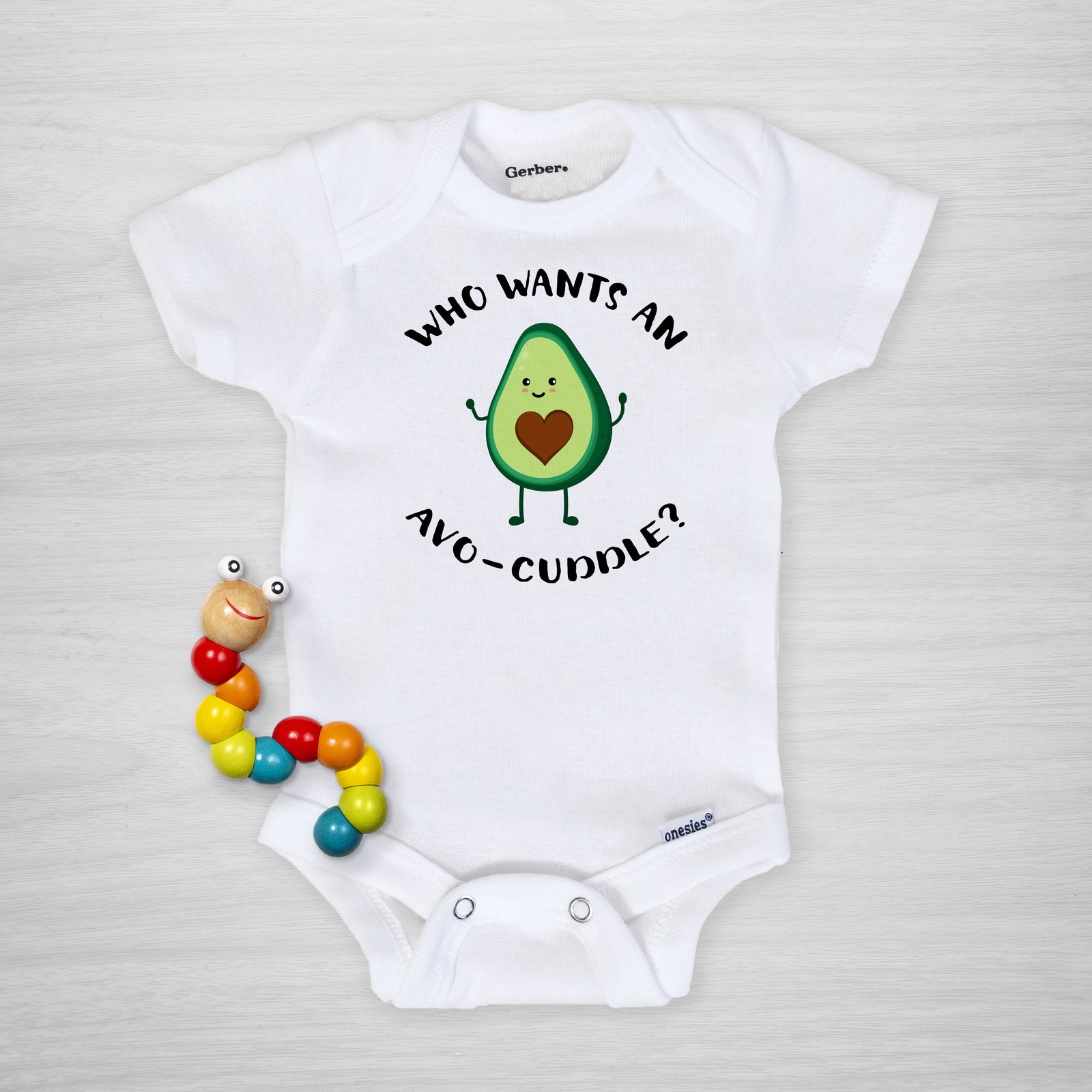 Avo-Cuddle Avocado Gerber Onesie, PIPSY.COM