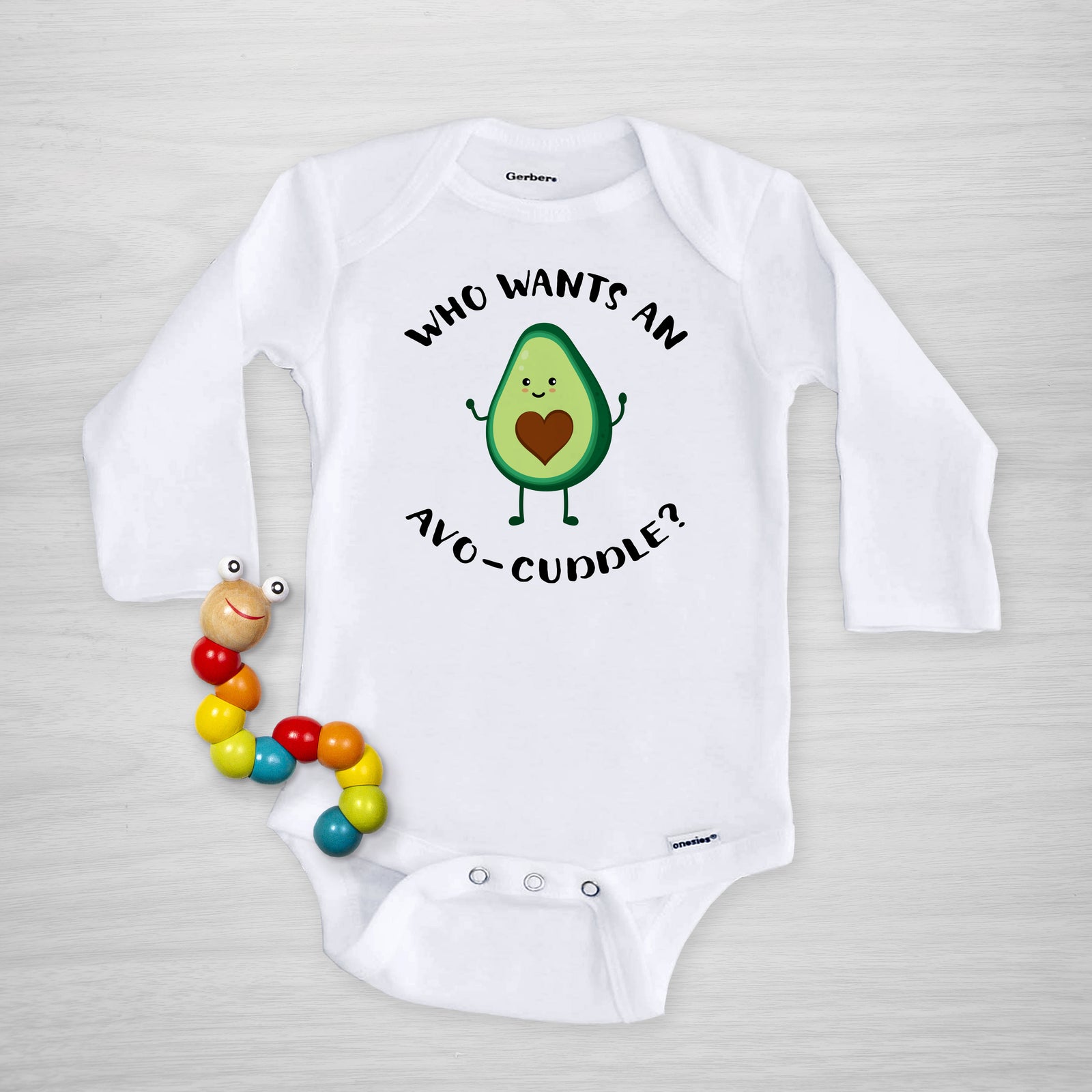 Avo-Cuddle Avocado Gerber Onesie, PIPSY.COM