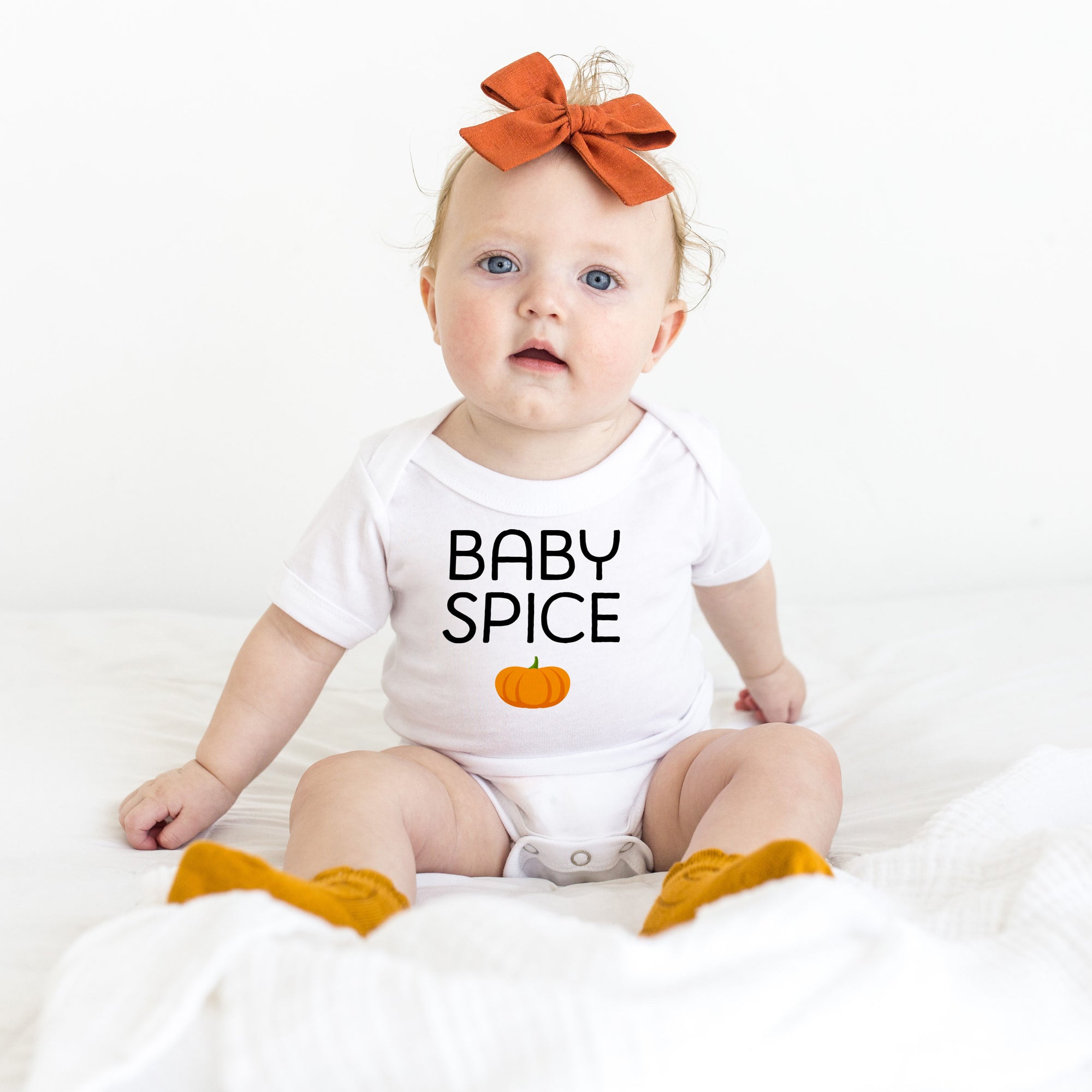Baby Pumpkin Spice Gerber Onesie®, long sleeved, from Pipsy.com