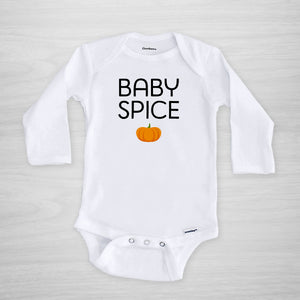Baby Pumpkin Spice Gerber Onesie®, long sleeved, from Pipsy.com