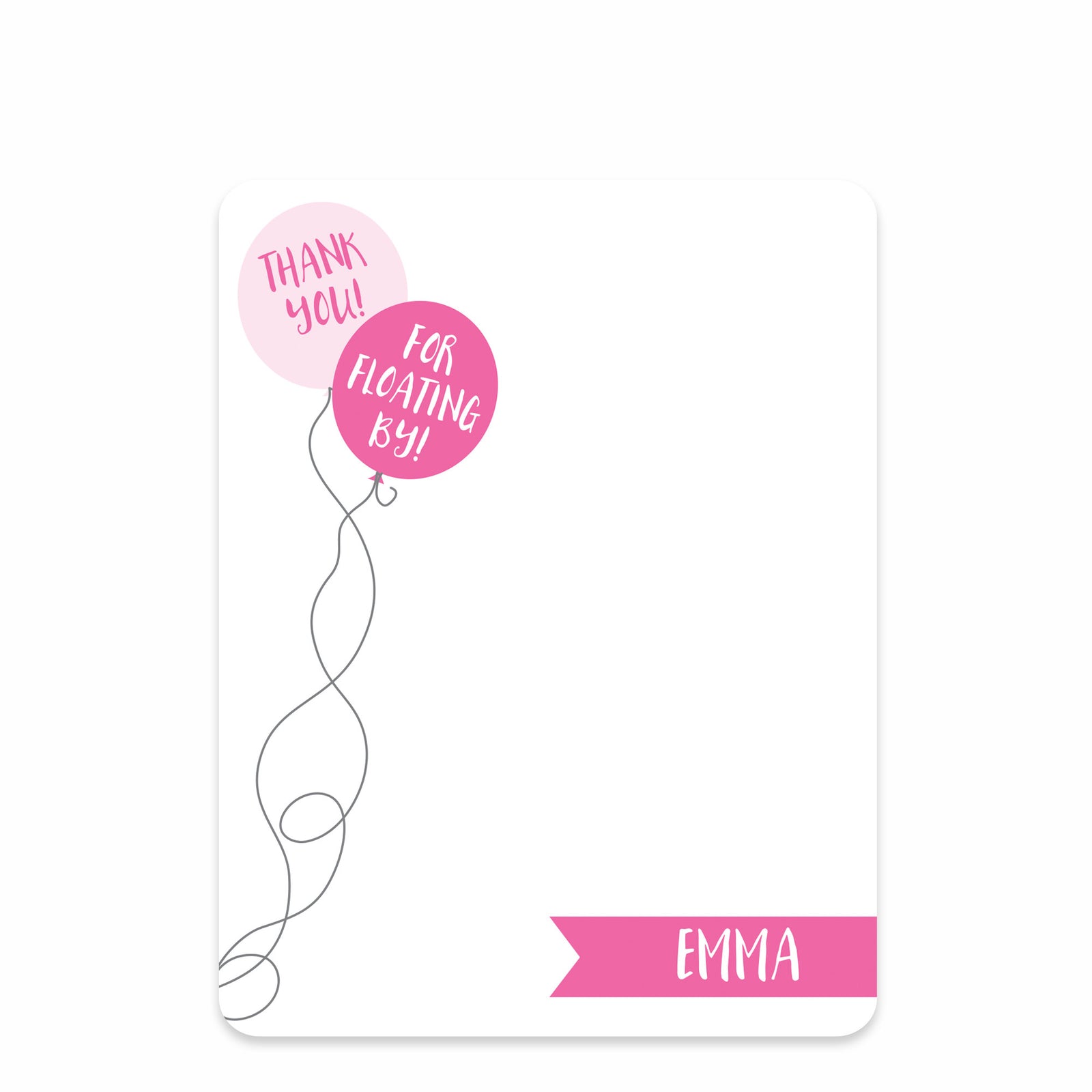 Balloon Party Thank You Note | Pipsy.com