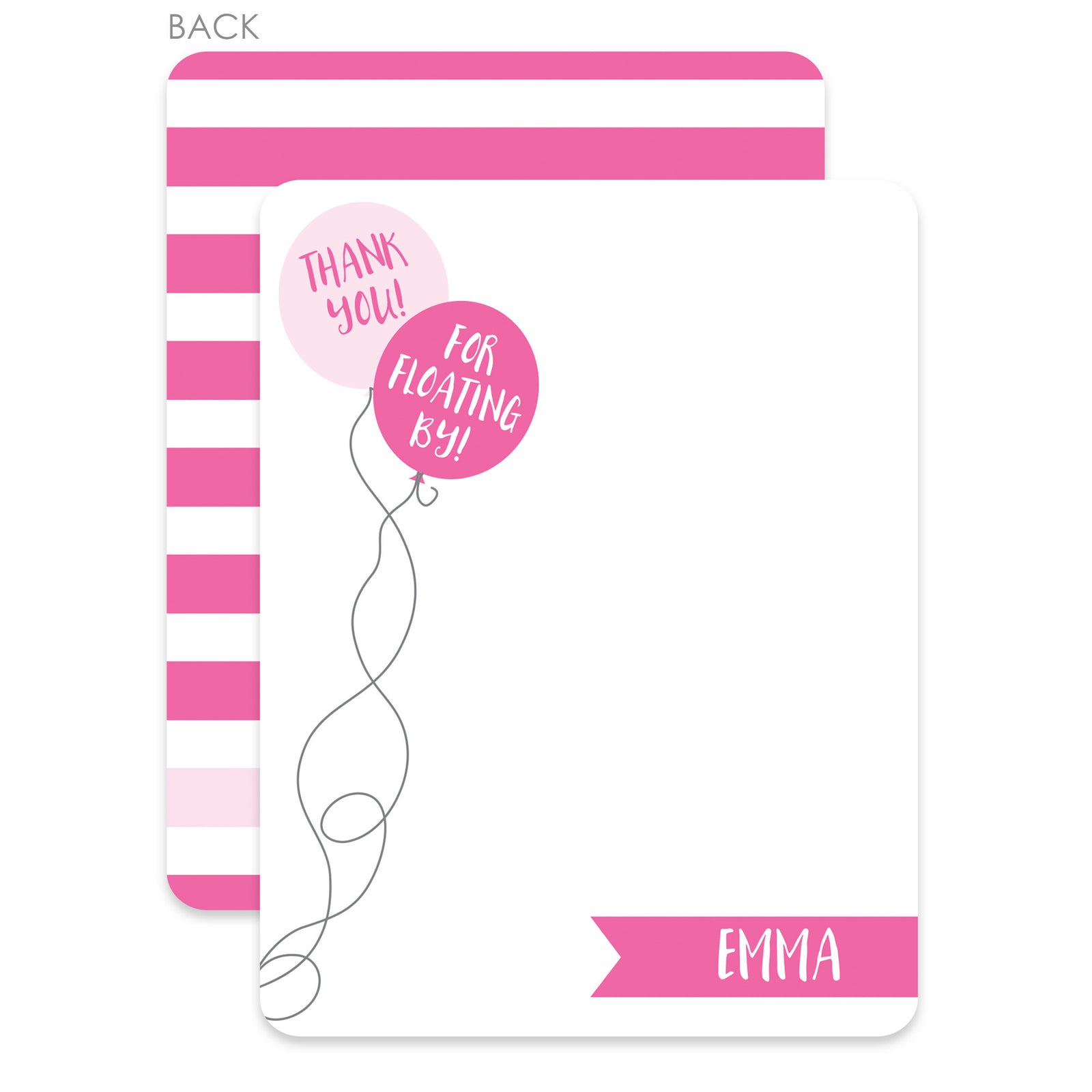 Balloon Party Thank You Note | Pipsy.com