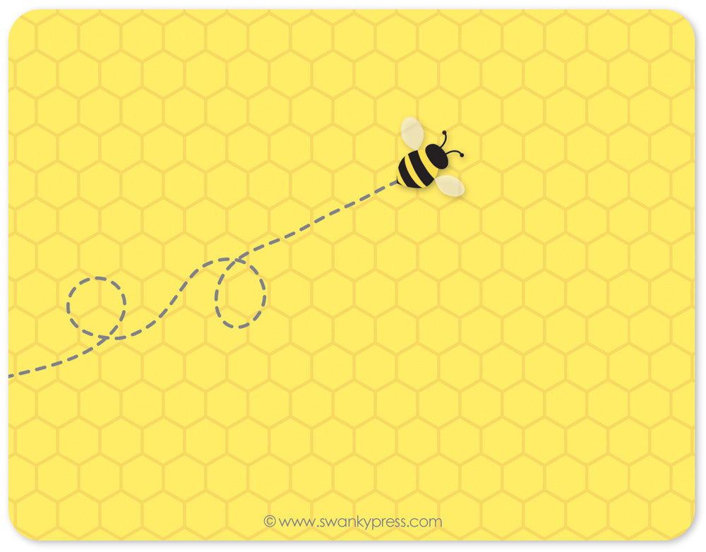 Bee on honeycomb  Flat Notecards