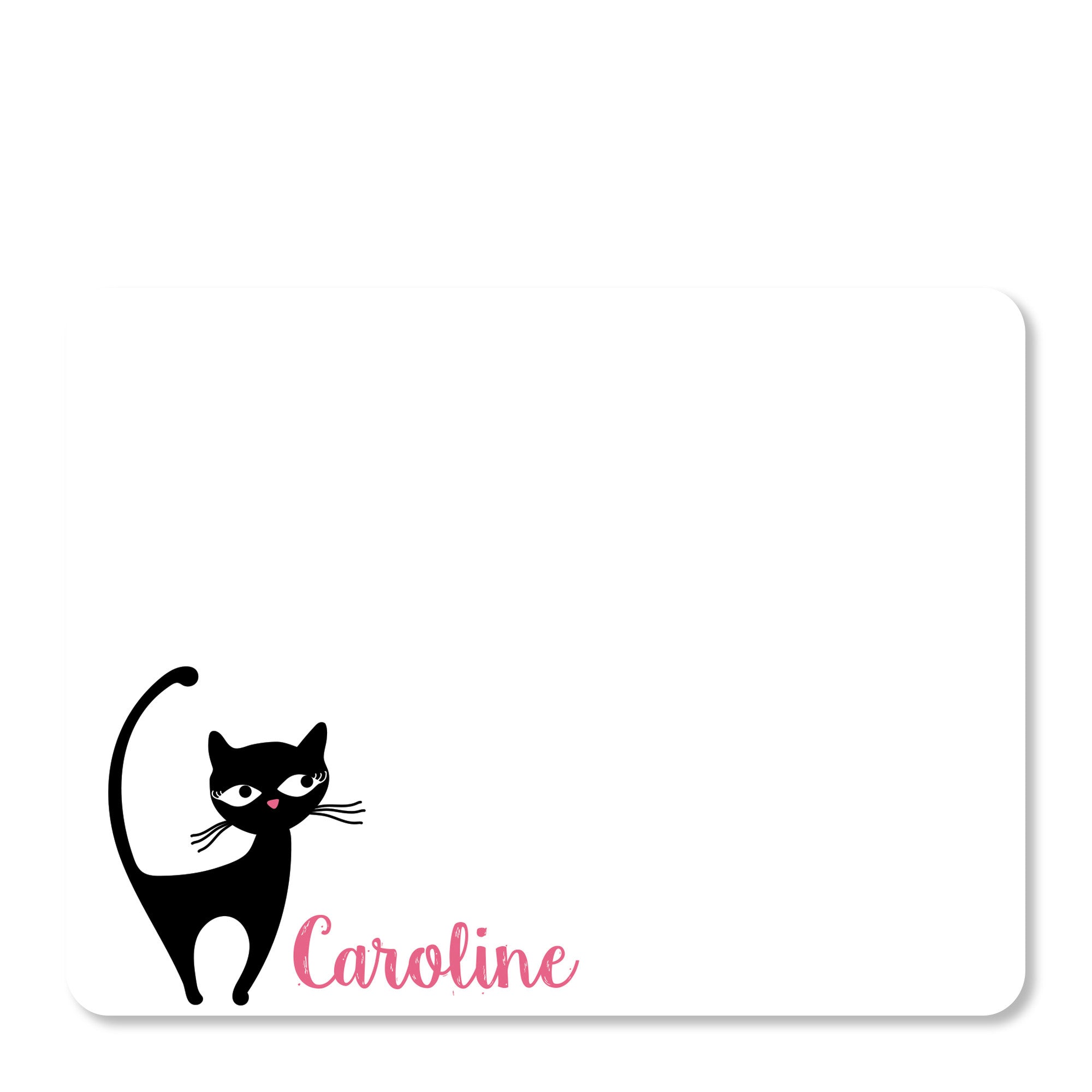 Cat Party Thank You Notes | Swanky Press (front view)