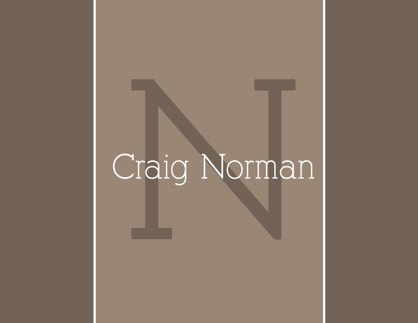 Initial, name, brown block