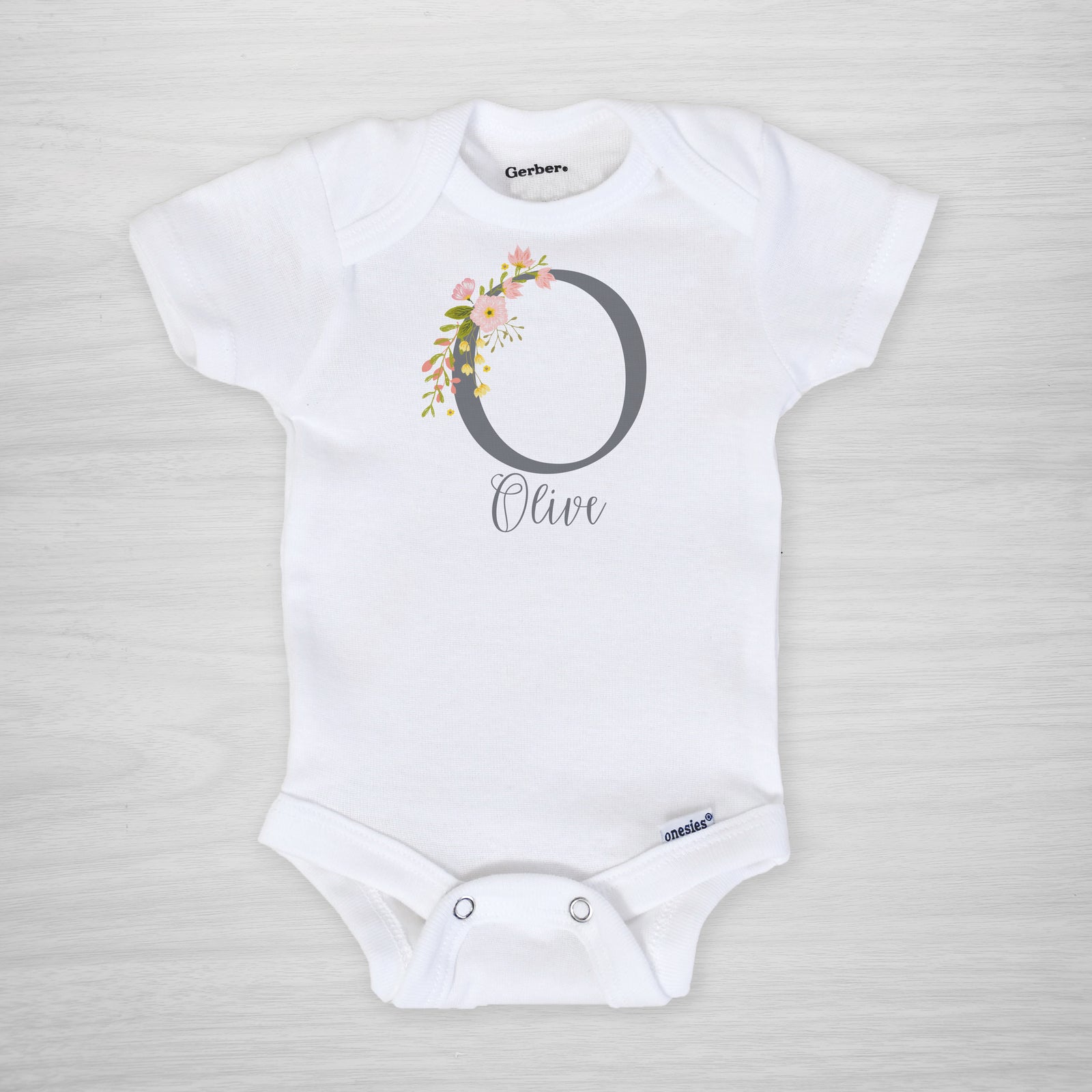 Personalized Pittsburgh Steelers Gerber Baby Onesie® Cotton Custom Bodysuit