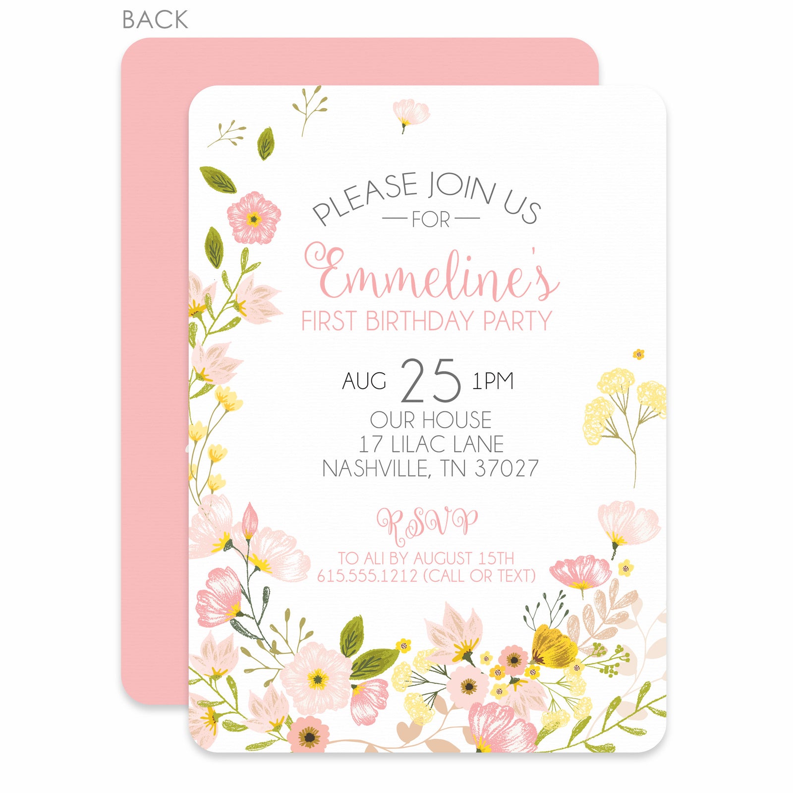 Bouquet Birthday Invitations | Pipsy.com