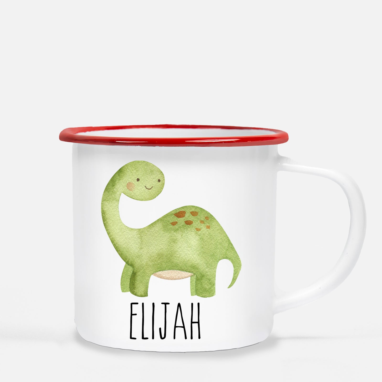 Dinosaur Camp Mug, Brontosaurus, Personalized with your Child's name, PIPSY.COM