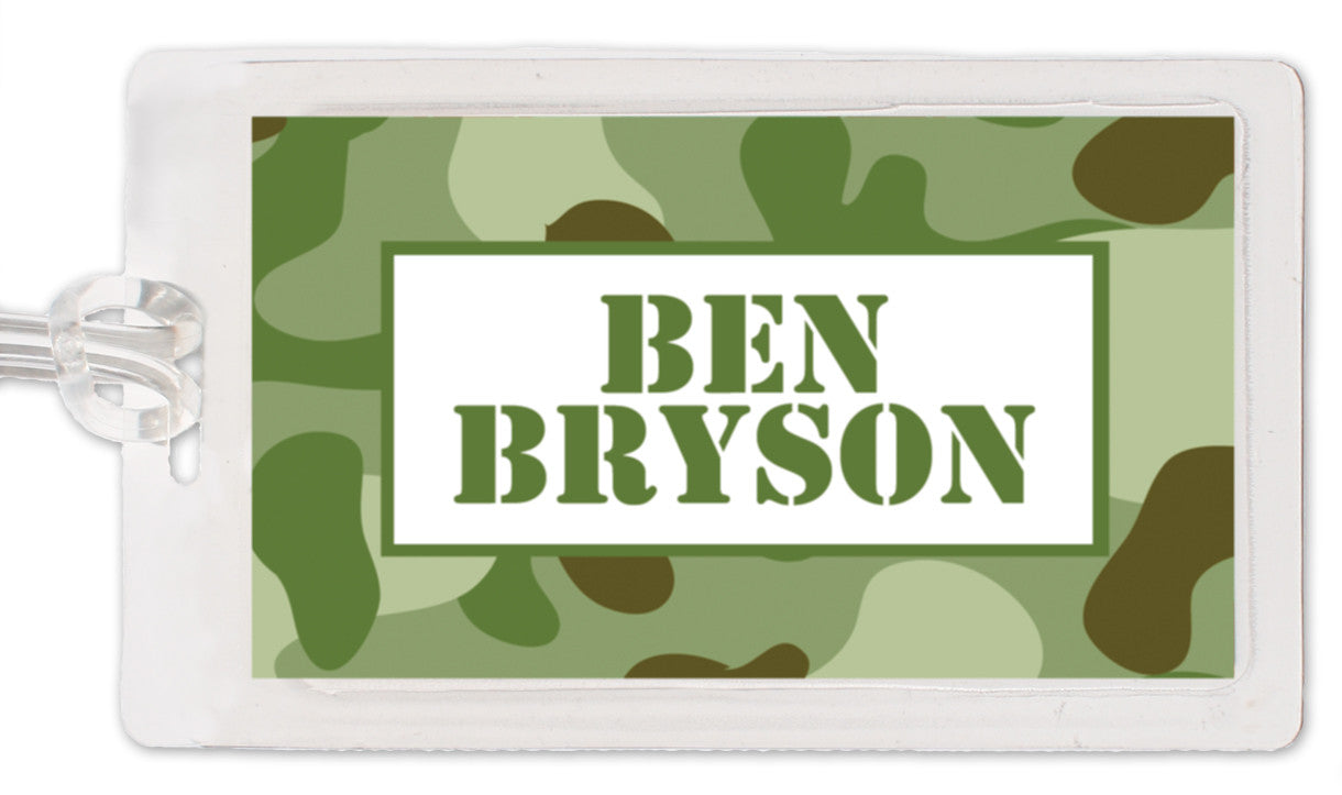 Camoflauge / Army Bag Tag