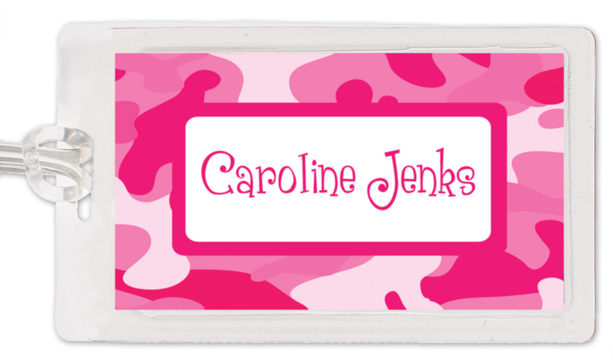 Camoflauge Chick Bag Tag