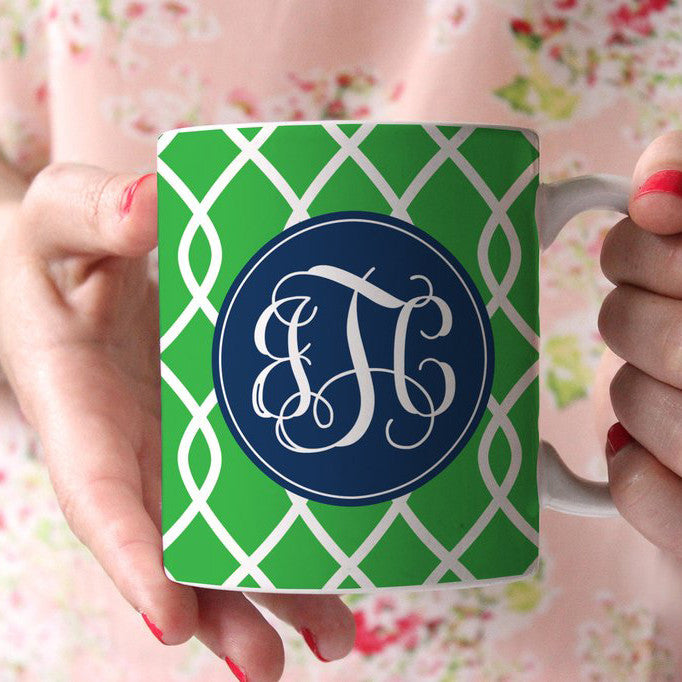 Chain Monogram Coffee Mug | Pipsy.com