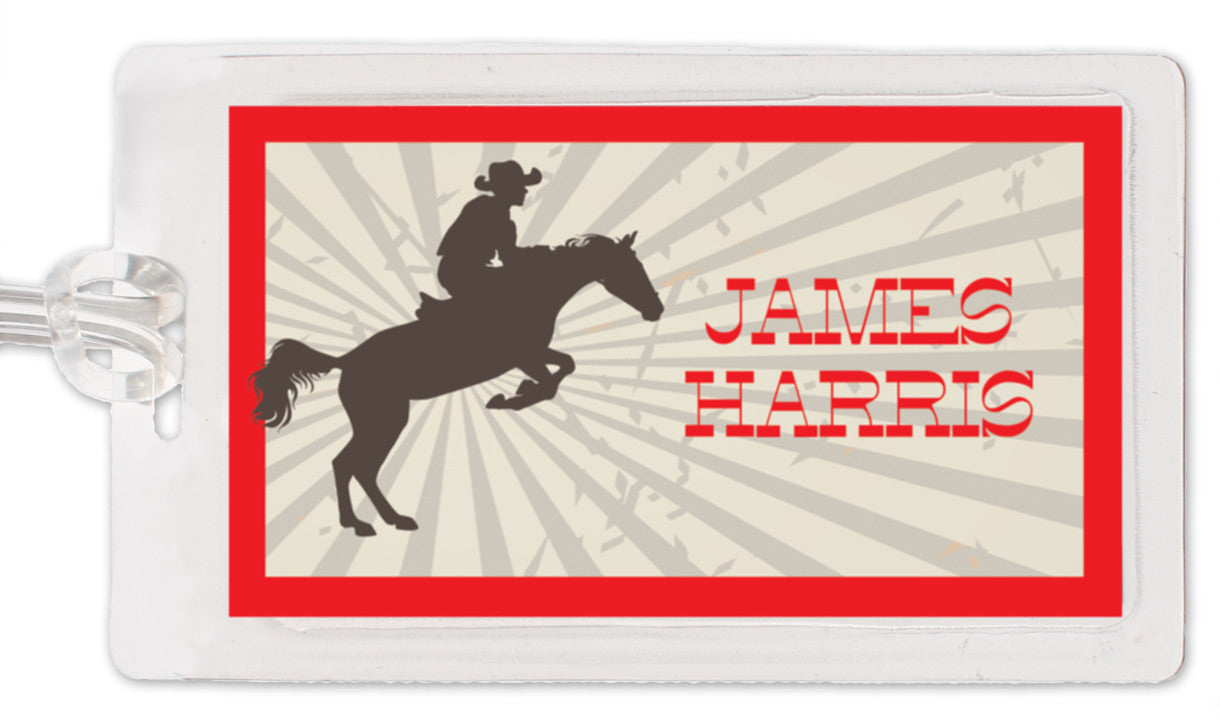 Cowboy Bag Tag