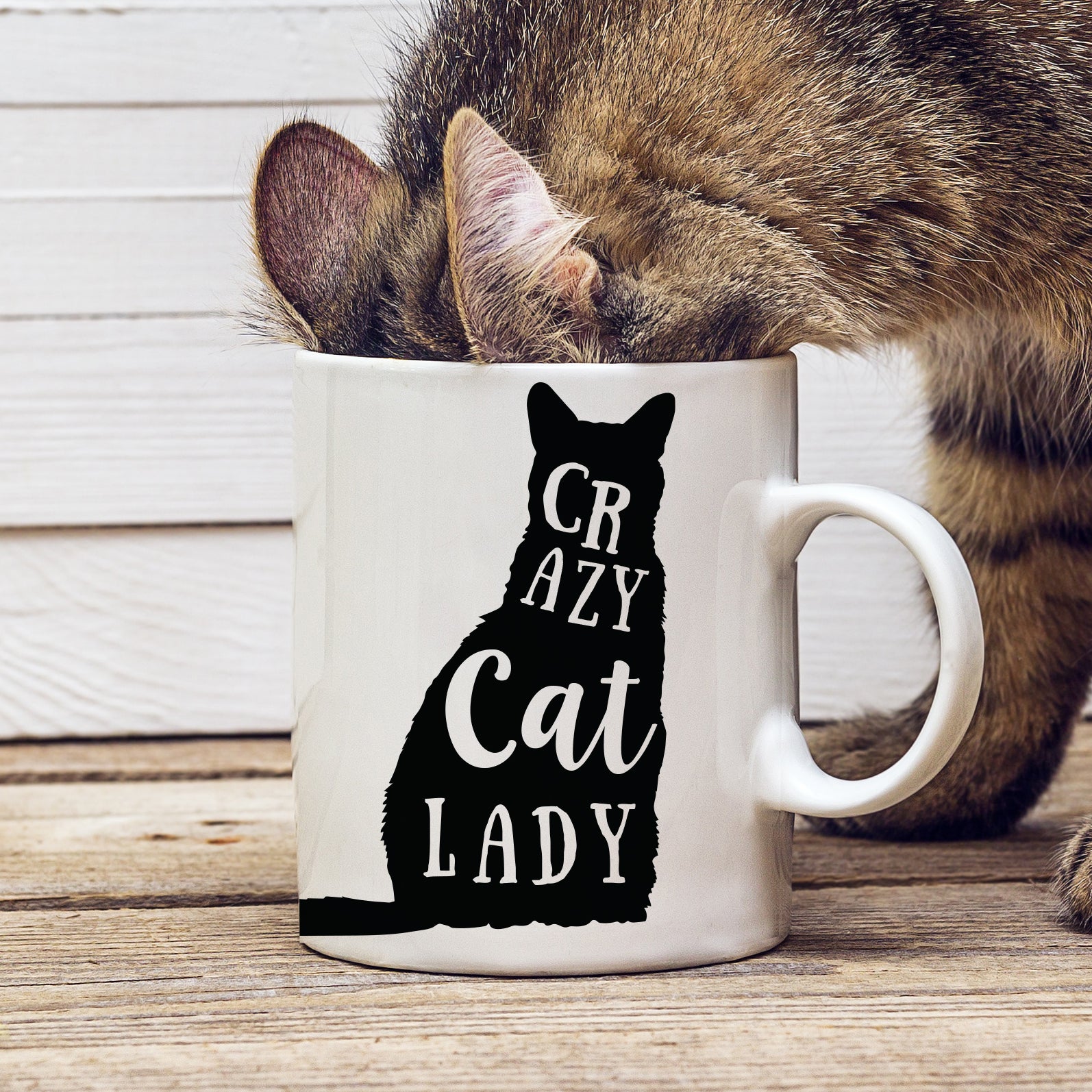 Crazy Cat Lady Mug | Funny Mug | Cat Lover |Pipsy.com