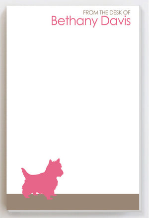 Dog Breed Personalized notepad