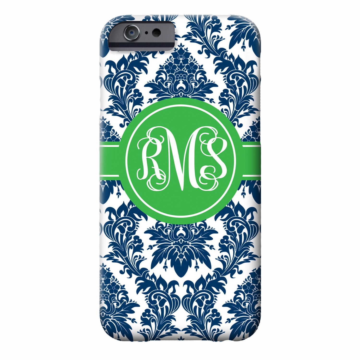 Elegant Floral Monogram iPhone Case | Swanky Press