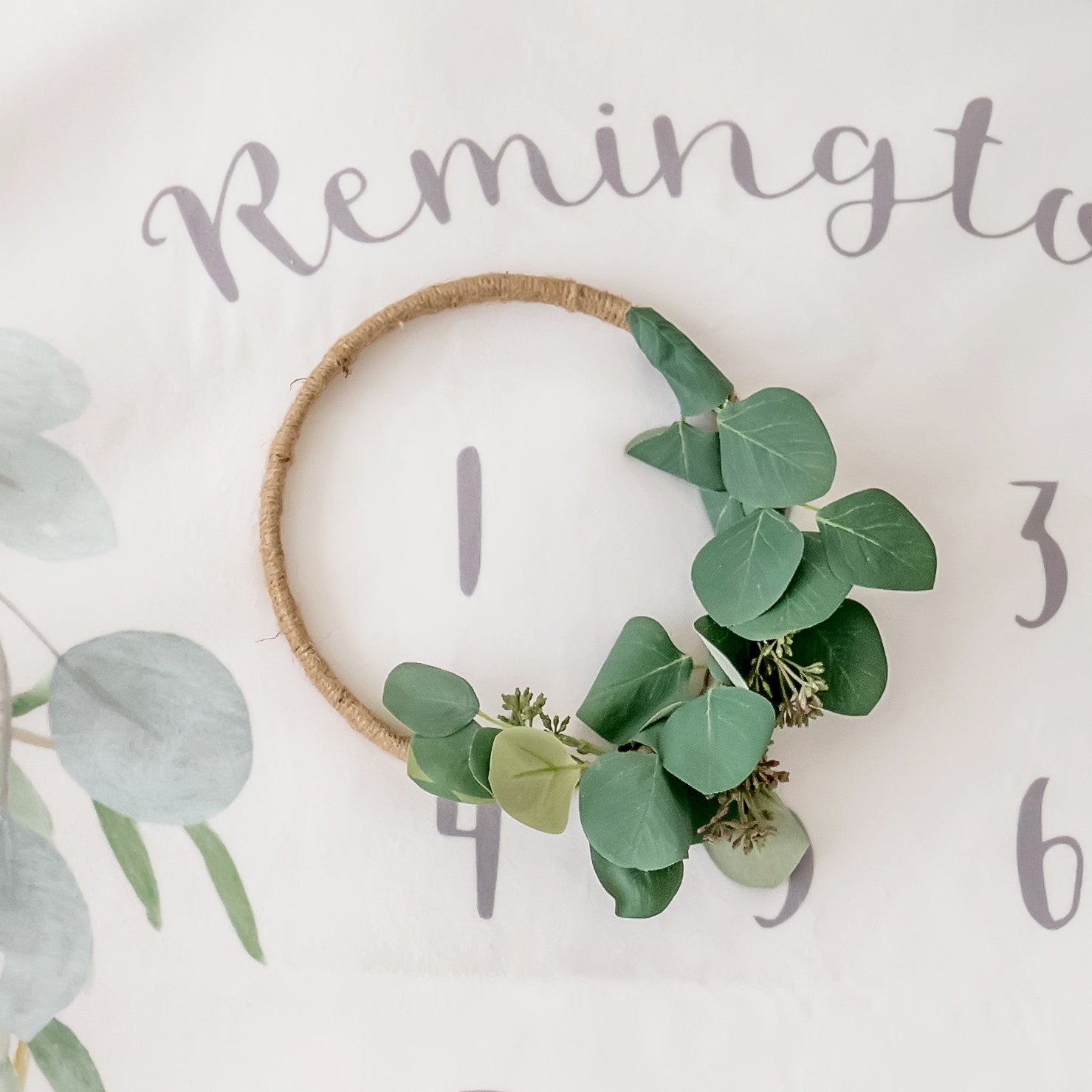 Milestone Marker - Eucalyptus