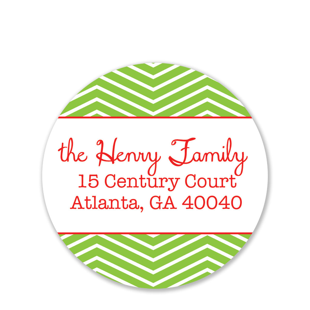 Peace Love Joy Round Return Address Stickers